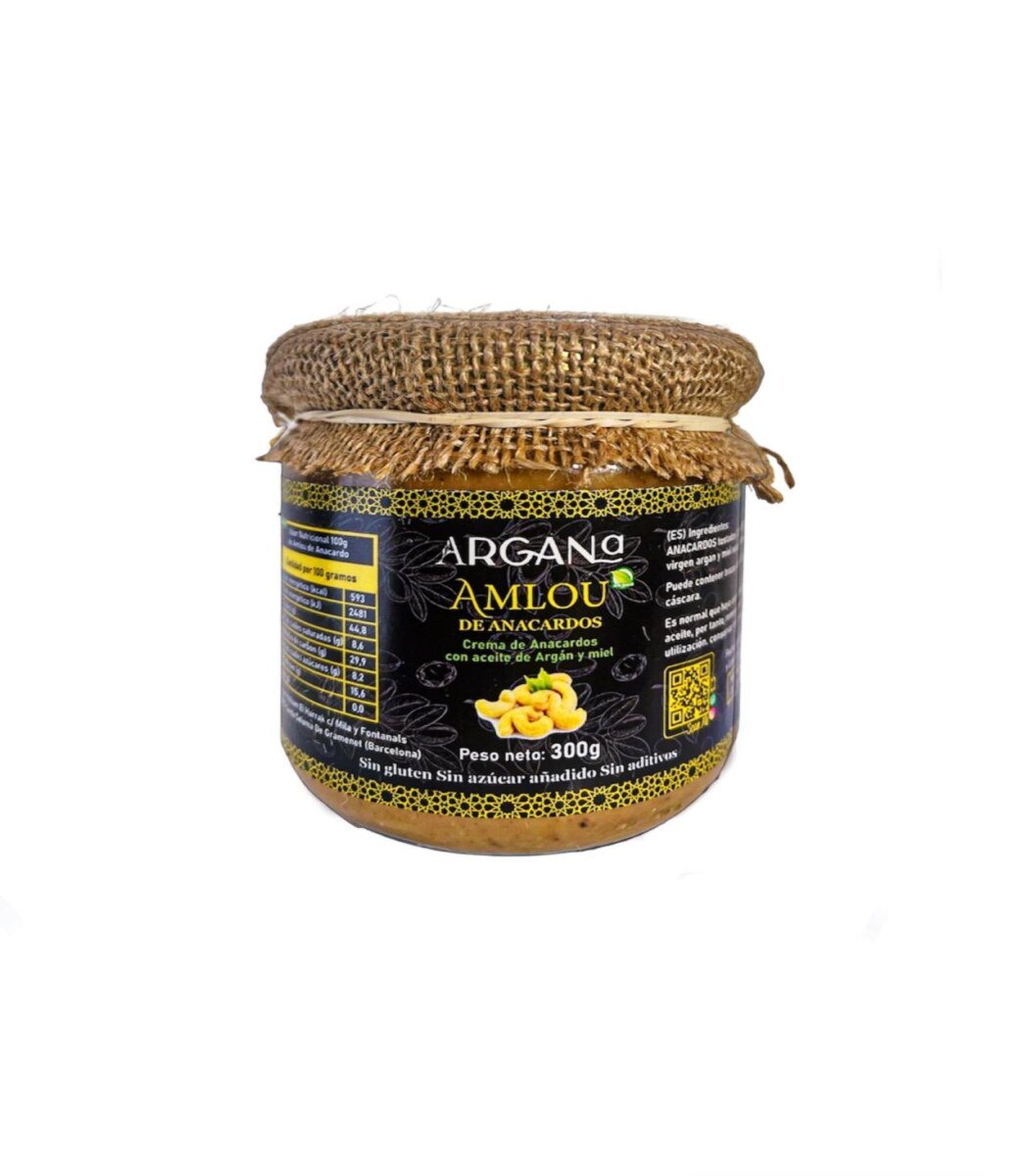 AMLOU DE ANACARDO CON ACEITE DE ARGAN