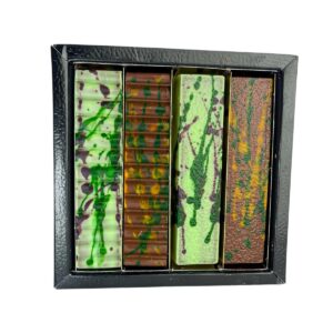 CAJA 4 BARRAS DE CHOCOLATE DUBAI 120g